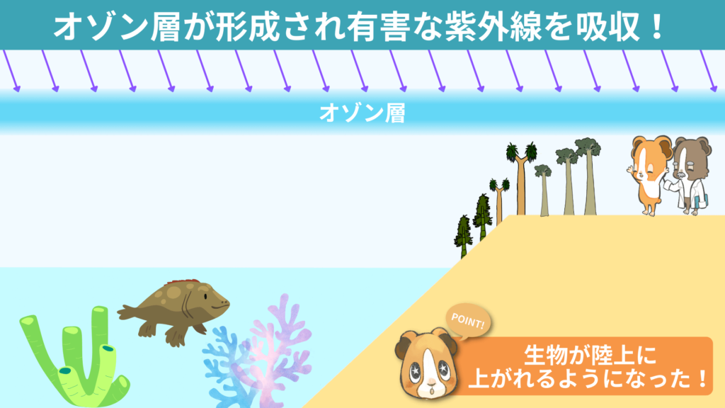 【図解で簡単に解説!】オゾン層とは?どんな役割がある?どのようにしてできた?|ちーがくんと地学の未来を考える
